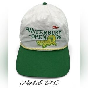 Happy Gilmore Waterbury Open Hat, Adjustable Snap Back Trucker Rope Hat New